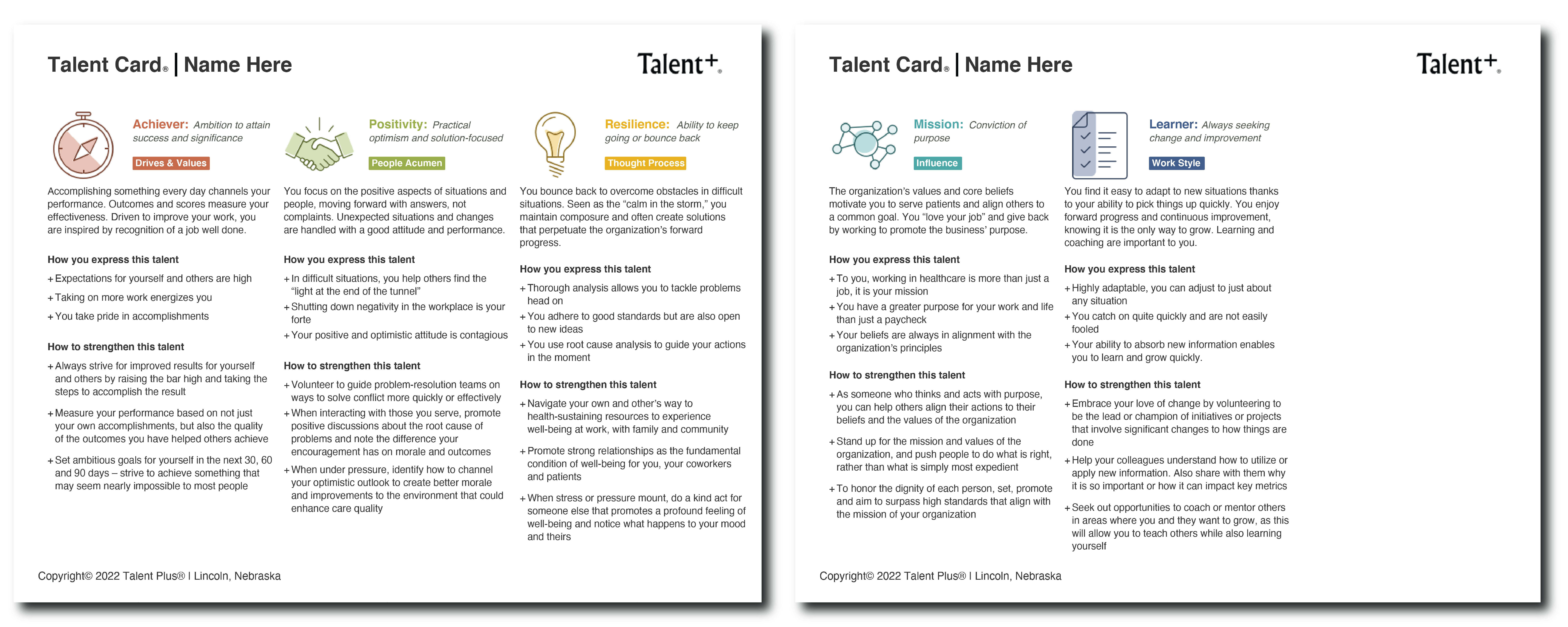 Talent Card Expanded | Talent Plus