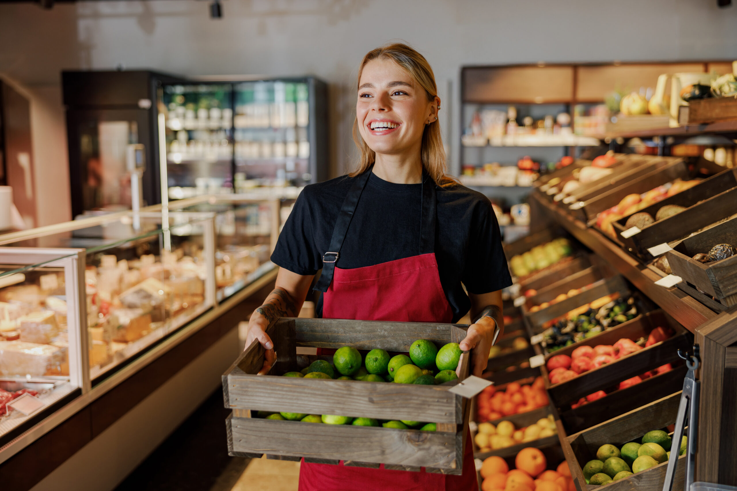 Retail store worker