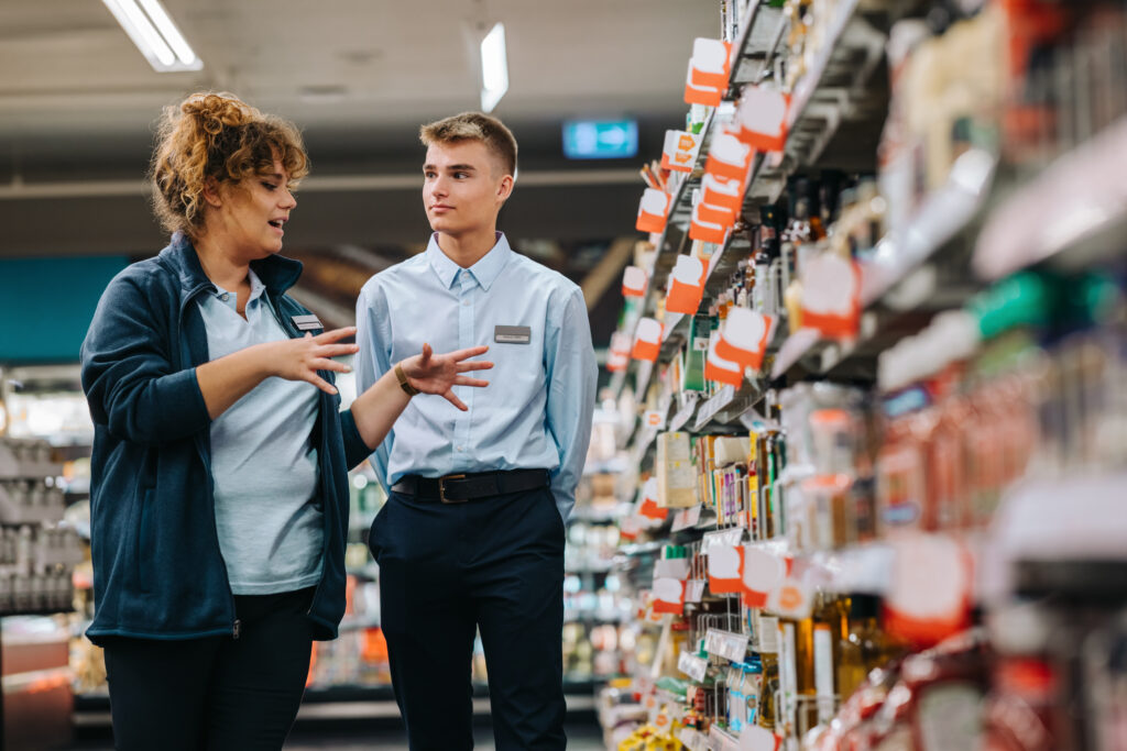 Recognizing retail employees