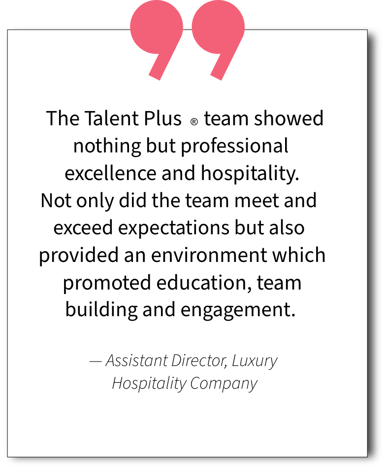 Your partner in talent (more than a vendor).